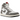Air Jordan 1 Retro High OG Washed Black sneakers i sideprofil med grå ruskindsoverlays, hvid base og det klassiske sorte Swoosh-logo