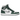 Air Jordan 1 Retro High OG Gorge Green sneakers i skråt sideprofil med grønne læderoverlejringer, hvid base og ikonisk sølvfarvet Swoosh.