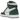 Air Jordan 1 Retro High OG Gorge Green sneakers i sideprofil med grønt læder, hvide sidepaneler og en karakteristisk swoosh.