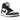 Air Jordan 1 Retro High OG Midnight Navy sneakers, sideprofil med hvide læderpaneler, navyblå overlejringer og klassisk Jordan Wings-logo ved anklen.
