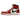 Air Jordan 1 Retro High OG Chicago Lost and Found sneakers set fra siden med rød og hvid læderoverdel, sort swoosh og hvid mellemsål
