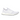 Adidas Ultra Boost 20 Triple White sneakers set fra siden med hvidstrikket overdel, boost-mellemsål og klassiske 3-stripes på siden