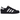 Adidas Superstar Core Black Cloud White Gold sneakers set fra siden med sort læder, hvide striber og den ikoniske gummitå