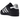Adidas Superstar Core Black Cloud White Gold sneakers set fra siden med sort læderoverdel, hvid skaltå og ikoniske tre hvide striber