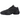 Adidas Yeezy 500 Utility Black sneakers i en vinklet visning, der viser den sorte overdel i ruskind og mesh samt den karakteristiske tykke gummisål.