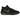Nike LeBron Witness 8 Black Volt sneakers i sideprofil med sort overdel, neongul swoosh-detalje og synlig Air Max-enhed i den hvide sål