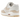 Nike Air Max 1 Sanddrift sneakers set fra siden med beige læderoverdel, hvid mellemsål og den synlige Air-enhed i hælen.