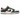 Nike Dunk Low Gorge Green sneakers set fra siden med hvide læderoverdele, grønne overlays og klassisk hvid mellemsål med gummiydersål.