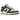 Nike Dunk Low Gorge Green sneakers set fra siden med en sprød hvid læderoverdel, mørkegrønne overlays og klassisk gummisål