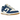 Nike Dunk Low Kansas City Royals sneakers i en klassisk vinklet profil med blå og hvide læderpaneler, blå swoosh og hvid mellemsål.