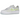 Nike Air Force 1 Low Shadow White Lemon Twist sneakers i vinklet visning med hvidt læder og lysegrønne lagdelte swoosh-detaljer samt tyk mellemsål.