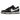 Nike Dunk Low Next Nature Marker Swoosh sneakers i profil, der fremviser den hvide overdel med sorte detaljer og markante swoosh-grafik