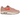 Nike Air Max 1 Corduroy Coral Stardust sneakers i en elegant vinkel, der fremhæver det pink teksturerede corduroy-materiale og den hvide sål