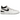 Nike Mac Attack SQ SP White Black sneakers i profil, udført i hvidt læder med sort Nike-logo og grå detaljer på hæl og tå