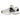 Nike Zoom Vomero 5 White Black sneakers set fra siden med hvid mesh, sort swoosh og stødabsorberende hvid mellemsål med struktur