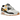 Nike Air Max 90 White Laser Orange sneakers i vinklet profil med hvid overdel, orange detaljer, klassisk Nike swoosh og synlig Air unit i sålen