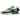 Nike Air Max 90 Malachite sneakers set fra siden med hvid mesh, læderdetaljer i grå og levende grønne detaljer samt synlig Air-stødabsorbering
