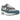 Nike Air Max 1 SC Noise Aqua sneakers sideprofil med hvid og grå overdel, markant turkisblå swoosh og klassisk synlig Air-dæmpning i hælen