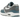 Nike Air Max 1 SC Noise Aqua sneakers i sideprofil med hvide mesh-detaljer, grå ruskindspaneler og den ikoniske turkise Swoosh og sålkant.
