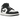 Air Jordan 1 Mid SE Panda Elephant sneakers i sideprofil med ikonisk elefantmønster på hæl og forfod samt hvid og sort læderoverdel.