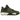 Air Jordan 4 Retro SE Craft Medium Olive sneakers i vinklet profil med olivengrøn ruskindsoverdel, synlig Air-enhed og detaljer i råhvid og sort.