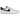 Air Jordan 1 Retro Low 85 Metallic Black sneakers set fra siden med hvid læderoverdel, sort swoosh og klassisk gummisål