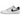 Air Jordan 1 Retro Low 85 Metallic Black sneakers set fra siden med hvid læderoverdel, sort swoosh-logo og hvid sål