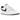 Air Jordan 1 Retro Low 85 Metallic Blue sneakers i sideprofil med hvid læderbase, metalliske blå detaljer og en vintage-inspireret hvid mellemsål