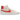 Nike SB Zoom Blazer Mid Phantom Cosmic Clay sneakers sideprofil med lys overdel, orange detaljer på hælen og hvid sål