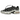 Nike Air Max Plus Toggle Black Silver sneakers set fra siden med sort mesh, sølvdetaljer, synlig Air-dæmpning og funktionelt snøresystem.