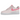 Nike Air Force 1 Low '07 Paisley Pack Pink sneakers i profil, der viser den lyserøde læderoverdel og det ikoniske paisley-print på swoosh logoet.