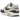 Nike Air Max 1 Obsidian Light Orewood Brown sneakers i profilvisning med mørkeblå ruskindspartier, lys overdel og synlig Air-enhed i hælen.