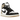 Air Jordan 1 Retro High OG Latte sneakers sideprofil i beige og hvidt læder med sort Nike Swoosh, snørebånd og hvid mellemsål