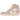 Air Jordan 1 Retro High OG Washed Pink sneakers set fra siden med hvide og pastelfarvede lyserøde læderpaneler samt en klassisk hvid mellemsål.