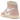 Air Jordan 1 Retro High OG Washed Pink sneakers sideprofil med lyserød ruskind og hvid læderbase, klassisk høj ankelsilhuet og gummisål.
