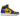 Air Jordan 1 Retro High OG Reverse Laney sneakers i sideprofil med blåt læderpanel, gule detaljer, hvide snørebånd og Nike Swoosh.