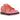 Nike SB Dunk Low The Powerpuff Girls Blossom sneakers i en vinklet visning med lyserød overdel, orange snørebånd og et broderet Blossom-øje