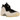 Nike Air Foamposite One Light Orewood Brown sneakers i vinkelret visning med tekstureret brun overdel og sort snøre
