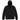 Nike x NOCTA Tech Fleece Hoodie Black sweatshirts i frontvisning med lynlåslukning, justerbar hætte og sort teknisk fleece-materiale