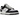 Nike SB Dunk Low HUF San Francisco sneakers i profil, viser sort læder, hvid tekstiloverdel og San Francisco skyline-detaljer ved hælen.