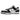 Nike SB Dunk Low HUF San Francisco sneakers i vinklet profil med sort læderoverdel, hvide detaljer og San Francisco-grafik ved hælen.