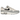 Nike Air Max 1 Platinum Tint Dark Obsidian sneakers set fra siden med hvid mesh, lysegrå overlejringer, mørkeblå swoosh og synlig Air-enhed