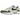 Nike Air Max 1 White Black Medium Olive sneakers i vinklet profil med hvid mesh-overdel, olivengrønne detaljer og sort swoosh.