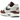 Nike Air Max 1 Dark Team Red sneakers i vinklet visning med hvid overdel, mørkerøde detaljer og synlig Air-enhed i sålen.