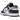 Nike Dunk Low Summit White Midnight Navy sneakers sideprofil med hvid læderoverdel, mørkeblå detaljer og klassisk gummisål