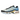 Nike Air Max Plus University Blue Topaz Gold sneakers sideprofil med lyseblå gradient mesh-overdel, gyldne detaljer og den karakteristiske bølgede TPU-ramme.