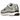 Nike P-6000 Metallic Silver Pure Platinum sneakers i vinklet profil med sølvfarvede overlejringer, hvidt mesh og hvid mellemsål