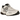 Nike Zoom Vomero 5 Phantom Light Iron Ore sneakers i vinklet profil med hvid mesh, lysegrå overlejringer og synlig såldetalje.