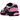 Nike Zoom Vomero 5 Pink Spell Black sneakers set fra siden med lagdelt lyserød mesh, sorte detaljer, synlige snørebånd og slidstærk gummisål