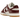 Nike Dunk Low LX Dark Team Red Croc sneakers set fra siden med rød croco-mønstret læderoverdel, matchende snørebånd og hvid mellemsål.